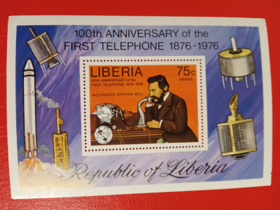 LIBERIA, ANIVERSARE - COLIȚĂ MNH foto