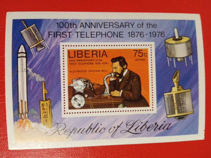 LIBERIA, ANIVERSARE - COLIȚĂ MNH