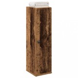 vidaXL Dulap de baie cu suport role, lemn vechi, 20,5x22x72 cm