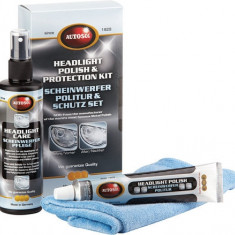 Kit Polish si Protectie Faruri Autosol Headlight Polish and Protection