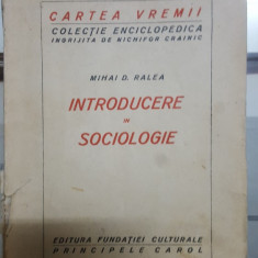 Mihai D. Ralea, Introducere în sociologie, Cartea vremii