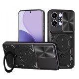 Husa pentru Oppo Reno14 Pro, Techsuit, CamGuard Pro, Neagra