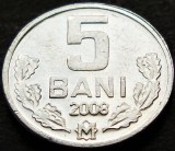 Cumpara ieftin Moneda 5 BANI - REPUBLICA MOLDOVA, anul 2008 *cod 362 C, Europa, Aluminiu