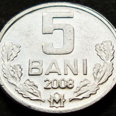 Moneda 5 BANI - REPUBLICA MOLDOVA, anul 2008 *cod 362 C