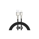 Cablu de &icirc;ncărcare Baseus Cafule Lightning, 2,4A, 1m (negru)