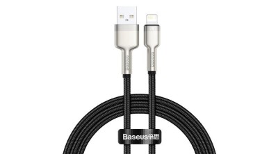 Cablu de &amp;icirc;ncărcare Baseus Cafule Lightning, 2,4A, 1m (negru) foto