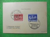 Germania 1948 - Zonele ocupației aliate, zona sovietica, Carte postala emisa cu ocazia Congresului Pedagogic de la Leipzig. (T177)
