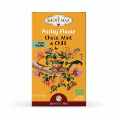 Ceai elements - purity flame - cacao, menta si chilli bio 16dz x 2g 32g Shotimaa