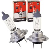 Set de 2 becuri faruri halogen LIMASTAR H7 24V 70W, lumina alba