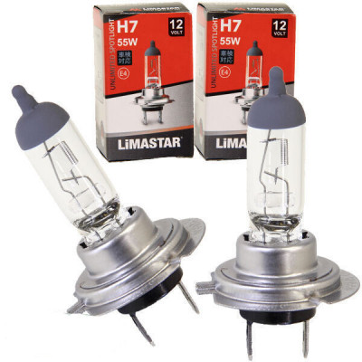 Set de 2 becuri faruri halogen LIMASTAR H7 24V 70W, lumina alba foto