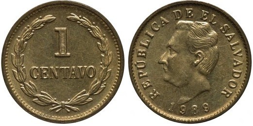 El Salvador 1989 - 1 centavo UNC