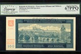 Boemia Moravia 100 koroane 1940 P7s SPECIMEN UNC SUPERB