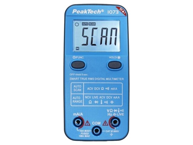 Multimetru digital PEAKTECH P 1073 LCD 3999, DC 4000mA, 10A