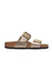 Birkenstock papuci Sydney Graceful femei, culoarea maro, 1029356