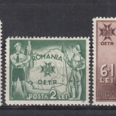 ROMANIA 1935 LP 110 O.E.T.R OFICIUL PENTRU EDUCATIA TINERETULUI ROMAN SERIE MNH