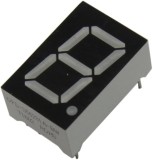 Afisaj 1digit LED rosu ac 44x30.6x8mm