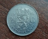 C50 - Moneda foarte veche - Olanda ante euro - 2 1/2 gulden - 1970, Europa