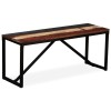 VidaXL Bancă, 110 x 35 x 45 cm, lemn masiv reciclat 244901