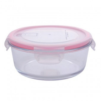 Caserola cu capac etans Strend Pro MagicHome BSG8, 950 ml, 17x7 cm, sticla borosilicate, rotunda foto