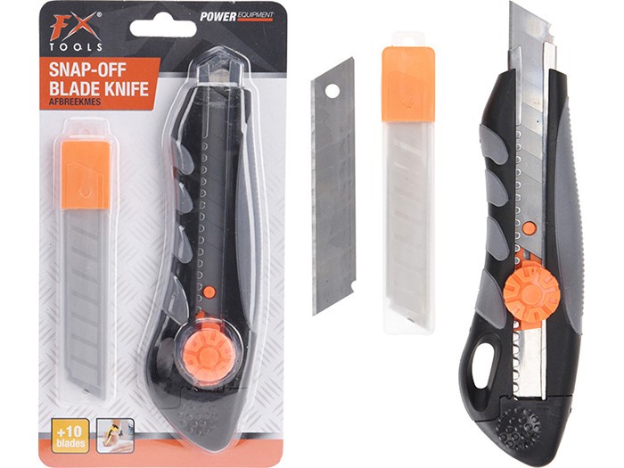 Cutter profesional cu lama detasabila + 10 lame de rezerva