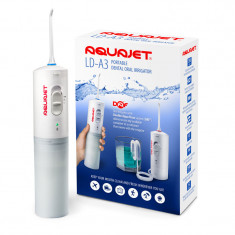 Irigator bucal Little Doctor Aquajet LD A3, 1500 impulsuri/min, 2 duze, 160 ml, reglarea presiunii apei