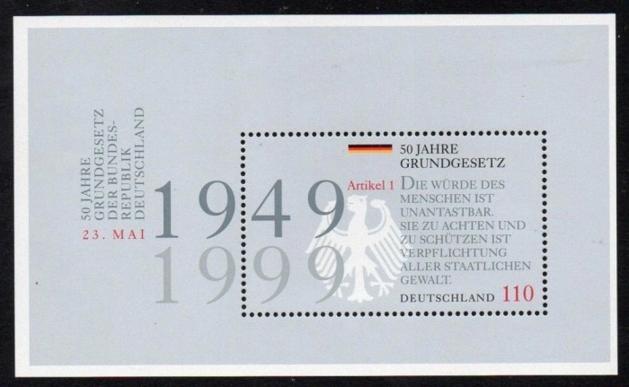 Germania 1999 - Constituția, colita neuzata