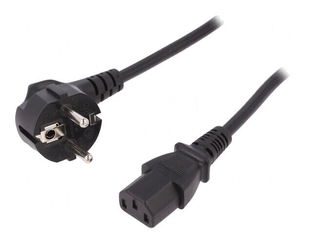 Cablu Alimentare 5m Negru CEE 7/7 la IEC C13