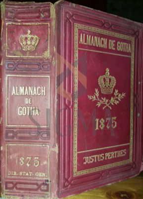 ALMANACH DE GOTHA - 1875 foto