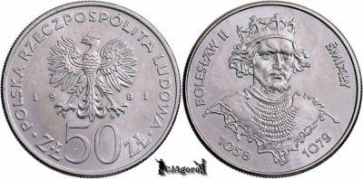 1981, 50 Złotych - Bolesław II Śmiały - Polonia | Y 124 foto