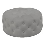 Cumpara ieftin Puf taburet Ferdia catifea gri 59x59x28.5 cm
