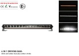 Cumpara ieftin LED Bar Girofar, lumina alba puternica si lumina portocalie de avertizare, calitate inalta, DRL, 80W, 3800lm, 54,5cm, 12-24V