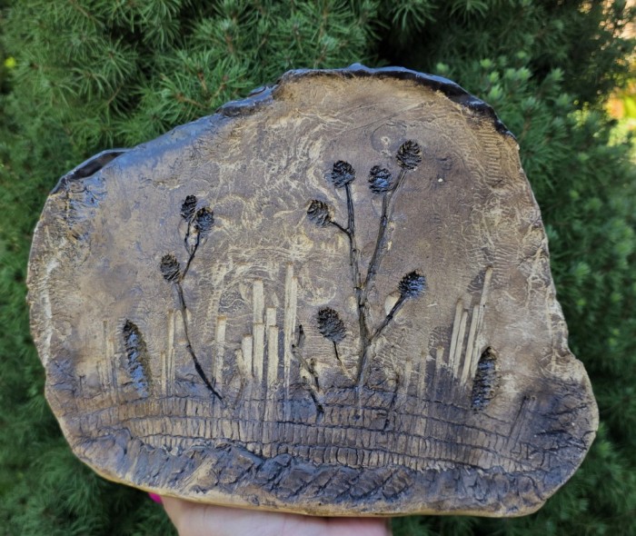 VAZĂ VINTAGE CERAMICĂ TOPFEREI WESSEL, GERMANIA