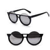 Ochelari De Soare Model Deosebit - Cat Eye / Ochi De Pisica - Argintii