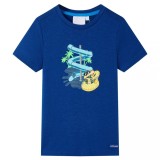 Tricou pentru copii, albastru &icirc;nchis, 140 12468, vidaXL