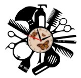 Ceas de perete &quot;Salon coafor&quot;(personalizabil)