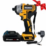 Pachet Masina insurubat cu impact 20V, 300Nm, WAINER A20 + Acumulator 2Ah + Incarcator 20V