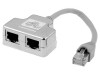 Splitter RJ45 Cat5e Ecranat 2 Porturi, Digitus
