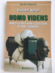 Homo videns - Giovanni Sartori foto