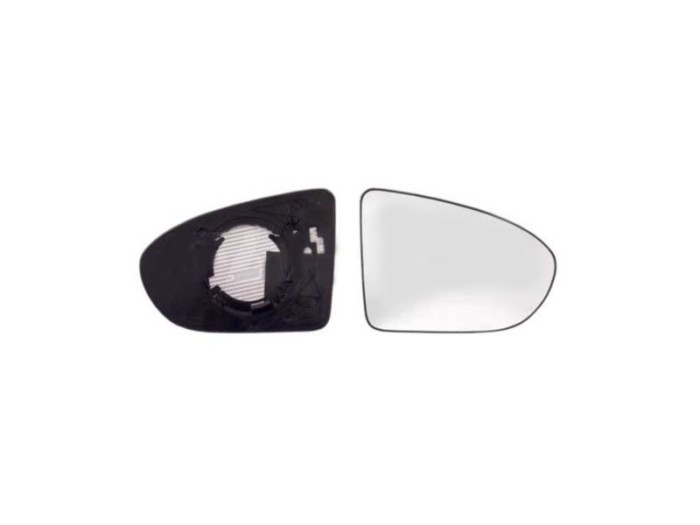 Geam oglinda Nissan Qashqai (J10) 2007-2014, Stanga, Crom, Cu incalzire, Convex, BestAutoVest 2759544E