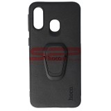 Husa Samsung Galaxy A40 Hoco din TPU si Piele Eco, Protectie Premium