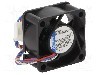 Ventilator 40x40x20mm, {{Tensiune de lucru}}, EBM-PAPST - 412/2P-097