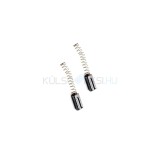 2x Z&acirc;na cărbunelui, perie de motor 5x6x16 Leister 100.645 suflantă de aer cald