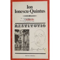 Scrieri - Ion Ionescu-Quintus