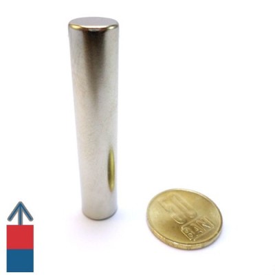 Magnet neodim cilindru 12 x 60 mm foto