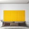 vidaXL Panouri de perete, 12 buc., galben, 60x15 cm, Catifea, 1,08 m&sup2; 344069