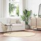 Gossi covor shaggy crem 160x160 cm poliester