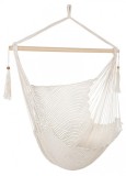 Hamac suspendabil din bumbac crem Kauana 100 cm x 130 cm