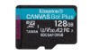 SD CARD KS 128GB CL10 UHS-I CANV GO PLUS, Kingston