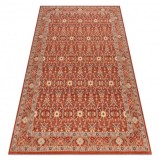 Covor de lana LEGEND 468 12 GB300 OSTA - Ornament, cadru, exclusiv rosu / bej, 240x340 cm