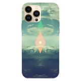 Husa compatibila cu Apple iPhone 15 Pro Max model Hipster nature artwork, Silicon, TPU, Viceversa, Transparent, Carcasa